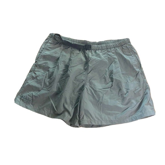 Columbia Mens Swim Trunks Board shorts with pockets green size XL. C7